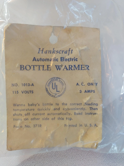 Vintage Hankscraft Electric Baby Bottle Warmer and Vaporizer