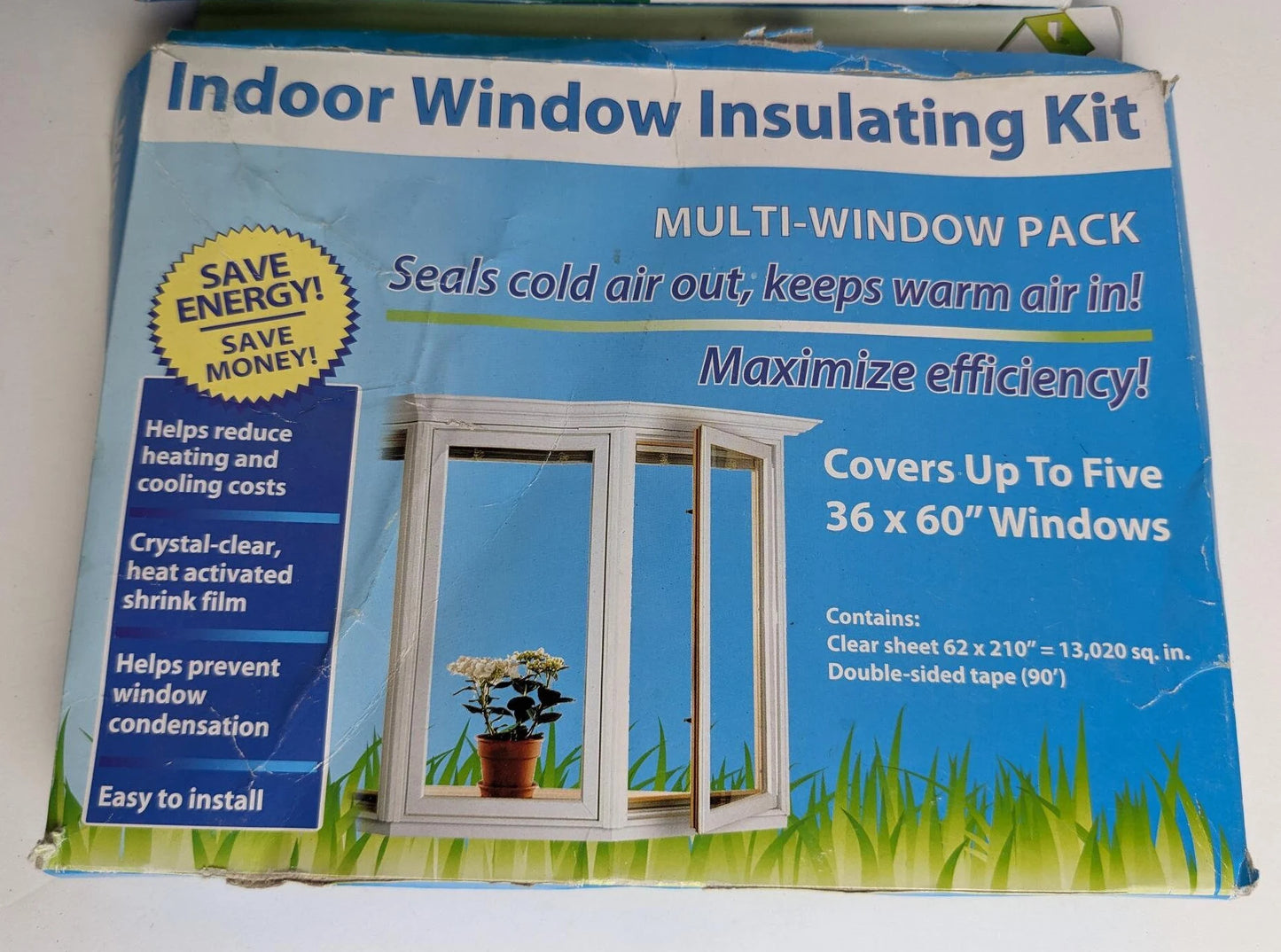 Vintage AM Conservation Group Indoor Window Insulating Kits