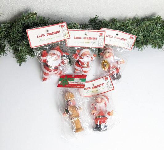 Vintage Santa Claus Ornaments