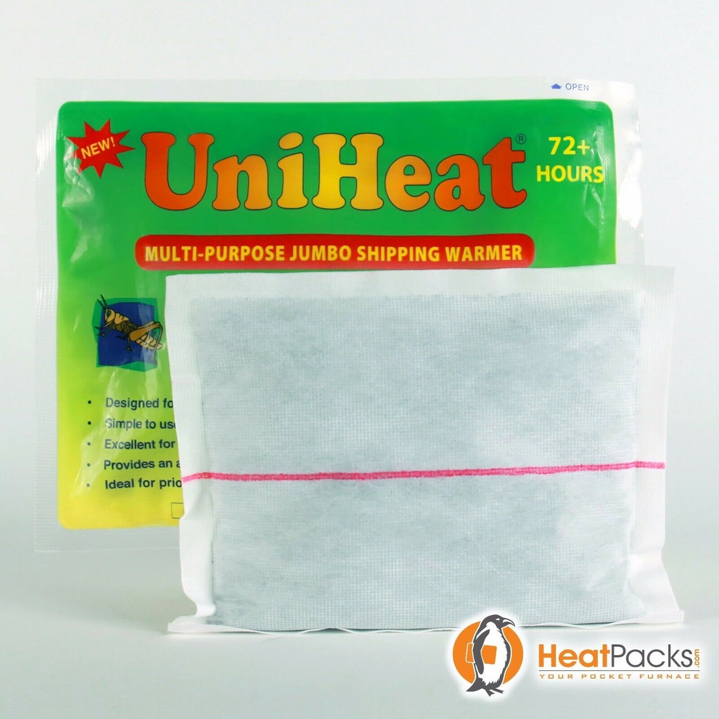 Heat Pack UniHeat  72 hours Shipping Warmer Continuous Warmth