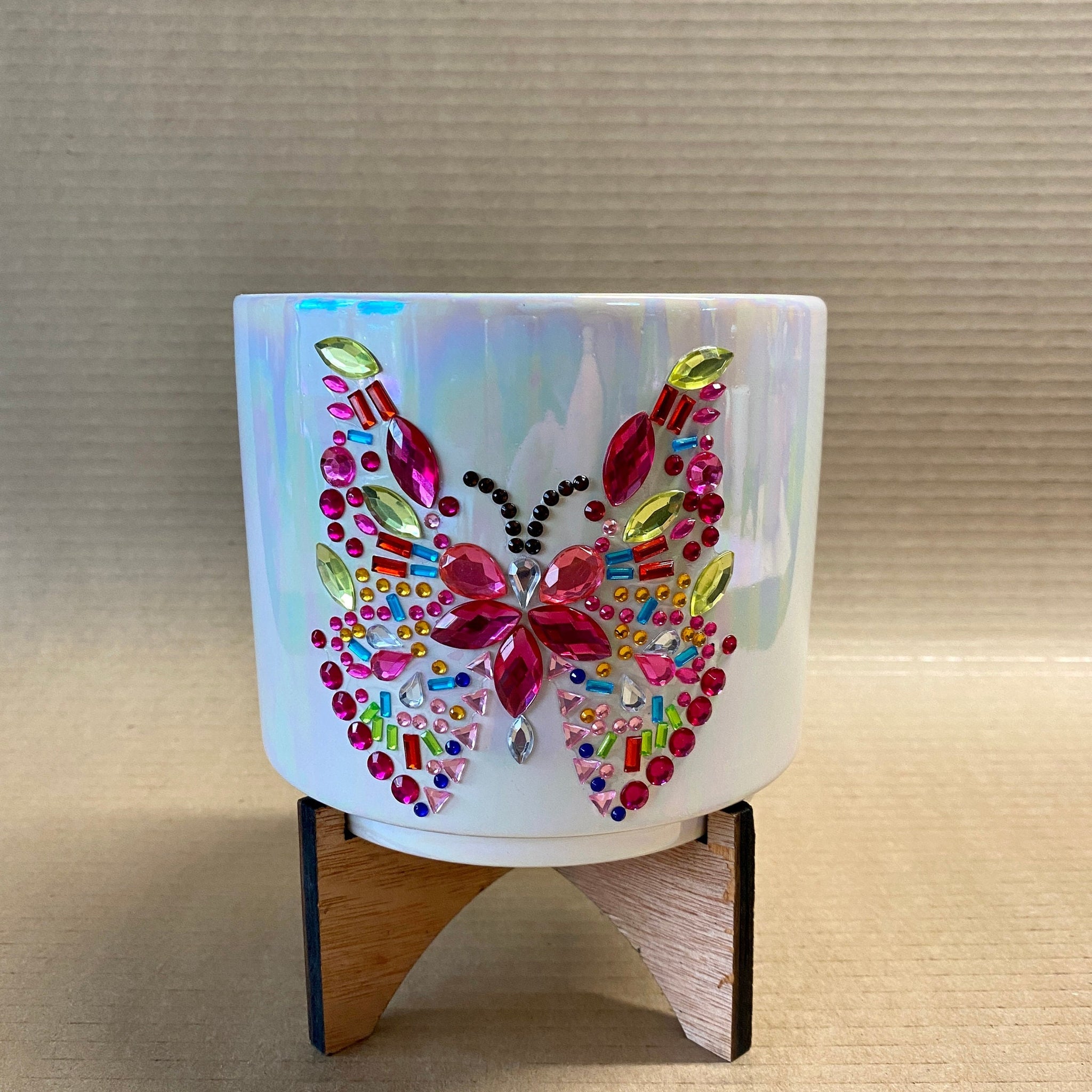 Butterfly Ceramic Planter