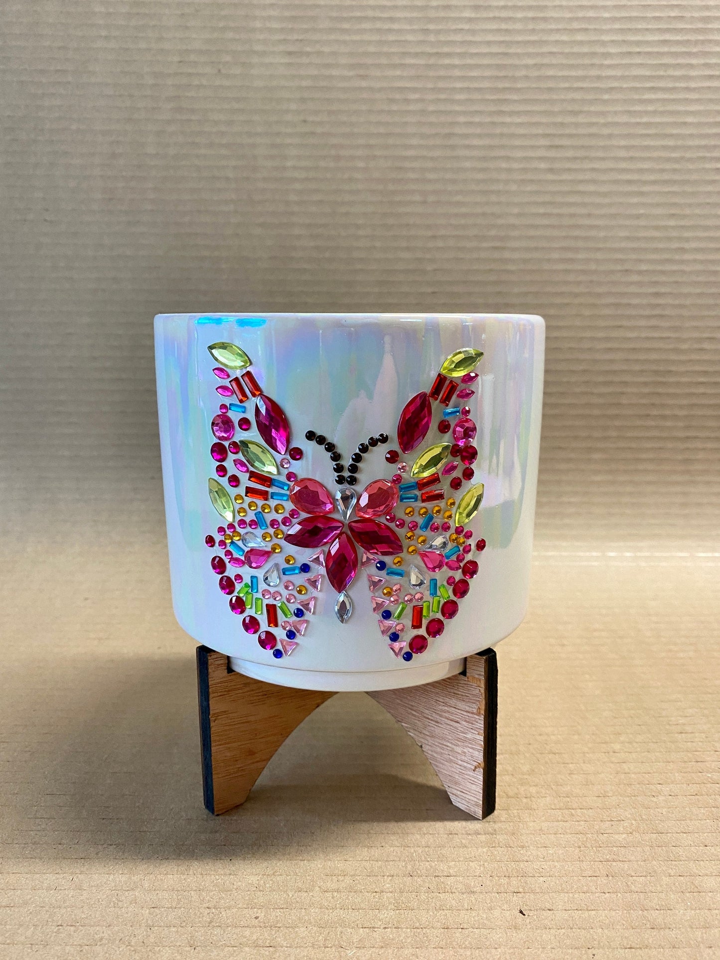 Butterfly Ceramic Planter