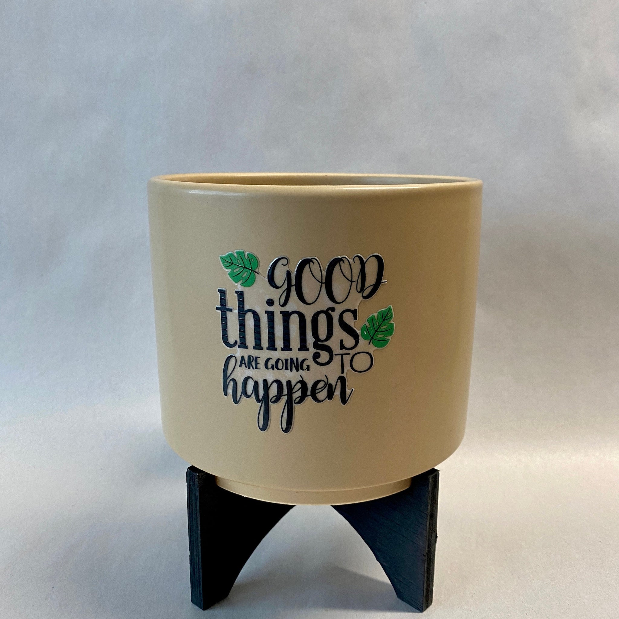 Encouraging quote Planter  Plant Decor