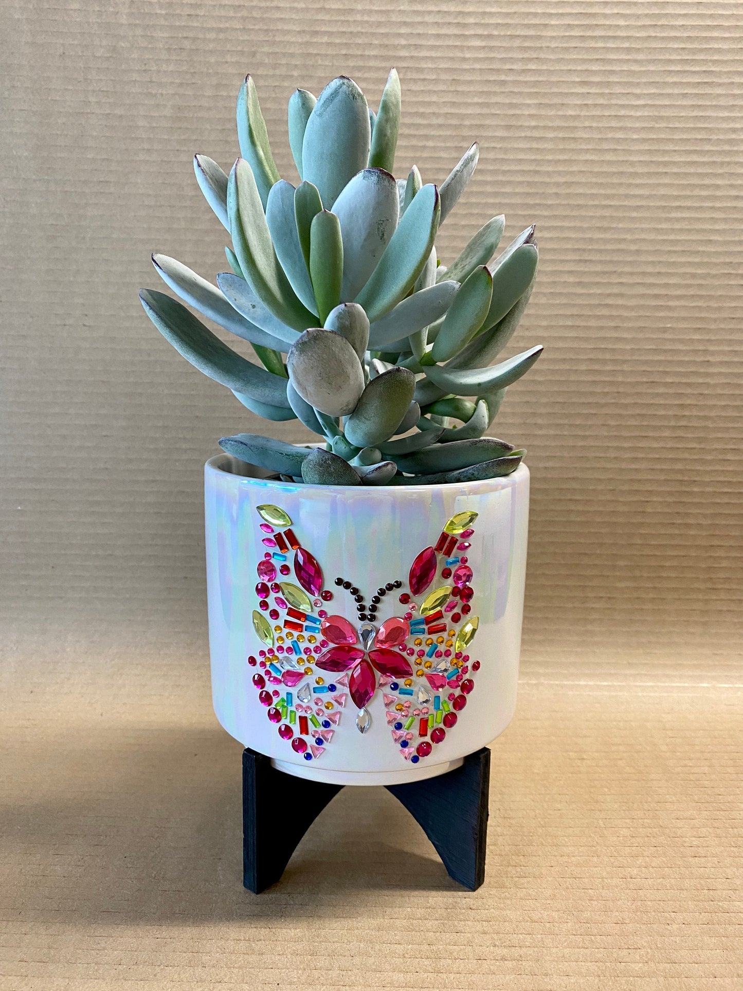 Butterfly Ceramic Planter