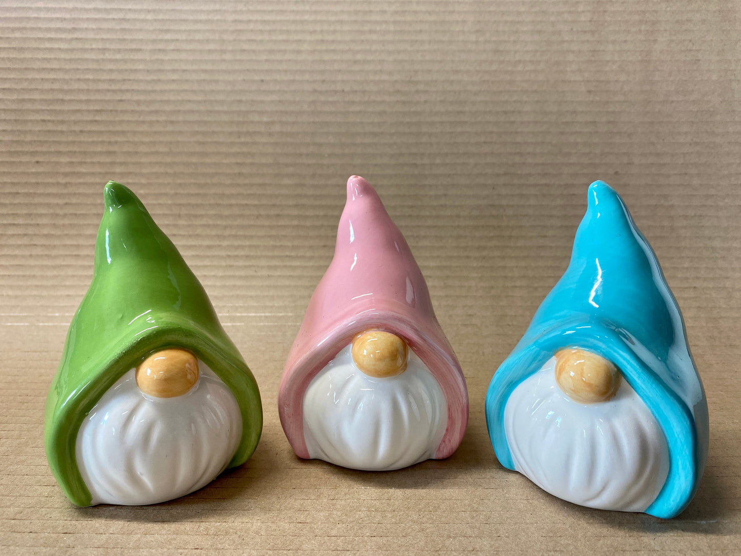 Ceramic Gnome Trio